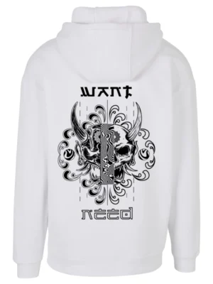 Sudadera Tatuaje Blanca Hannya